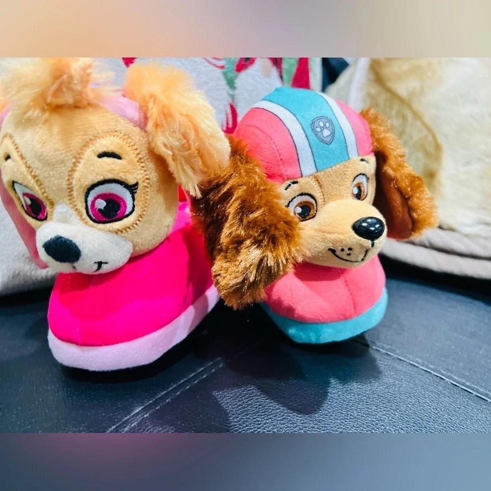 Paw Patrol Toddler Girl Slippers size 7/8 NEW